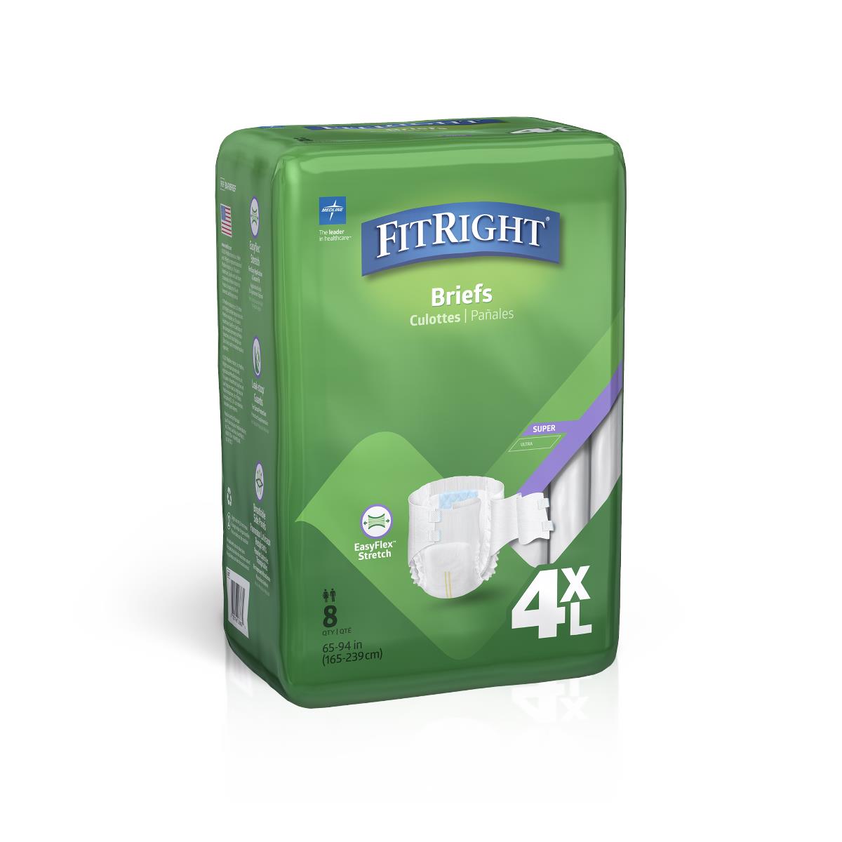 Briefs, Fitright,  Bariatric, 4XL Product Image