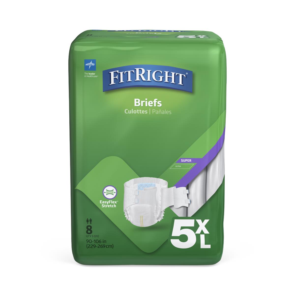 Briefs, Fitright, Bariatric, 5XL Product Image