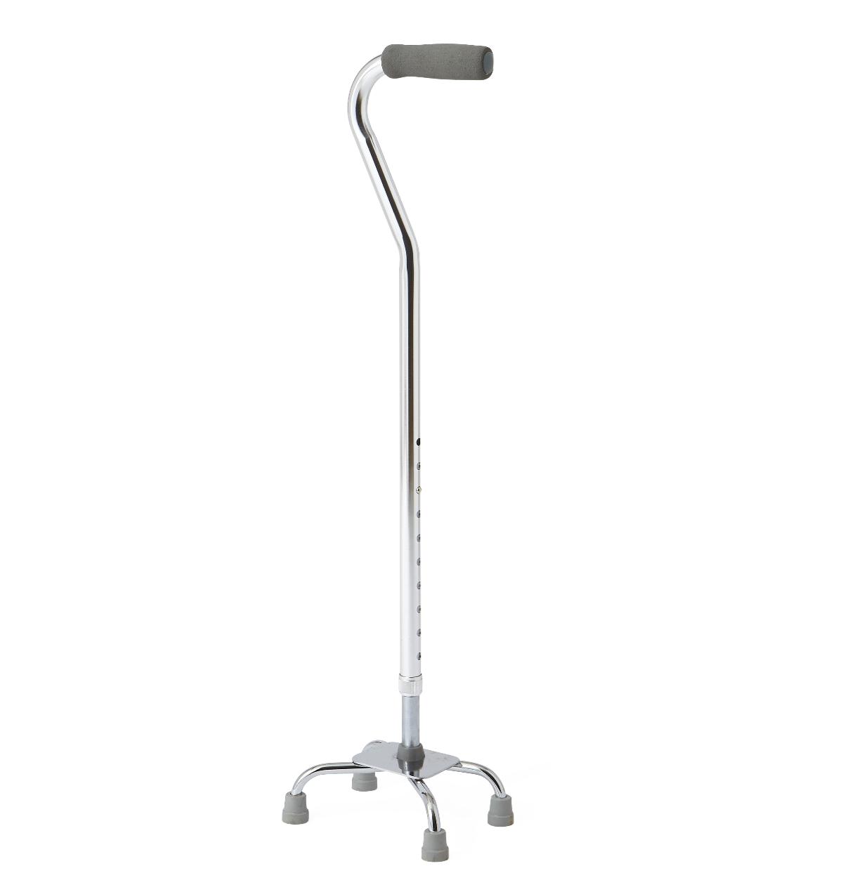 MDS86222CHR Chrome Quad Base Cane Small Product Image