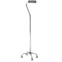 MDS86222CHR Chrome Quad Base Cane Small Product Image