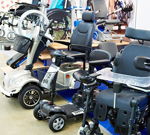 multiple wheelchairs